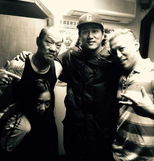With Sung Kang of Fast and Furious, Shuya Chang of Crouching Tiger 2 and Ritchie Ng.